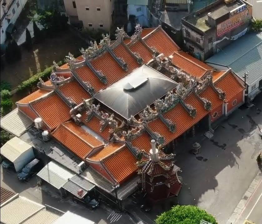 頭重溪三元宮空拍圖
